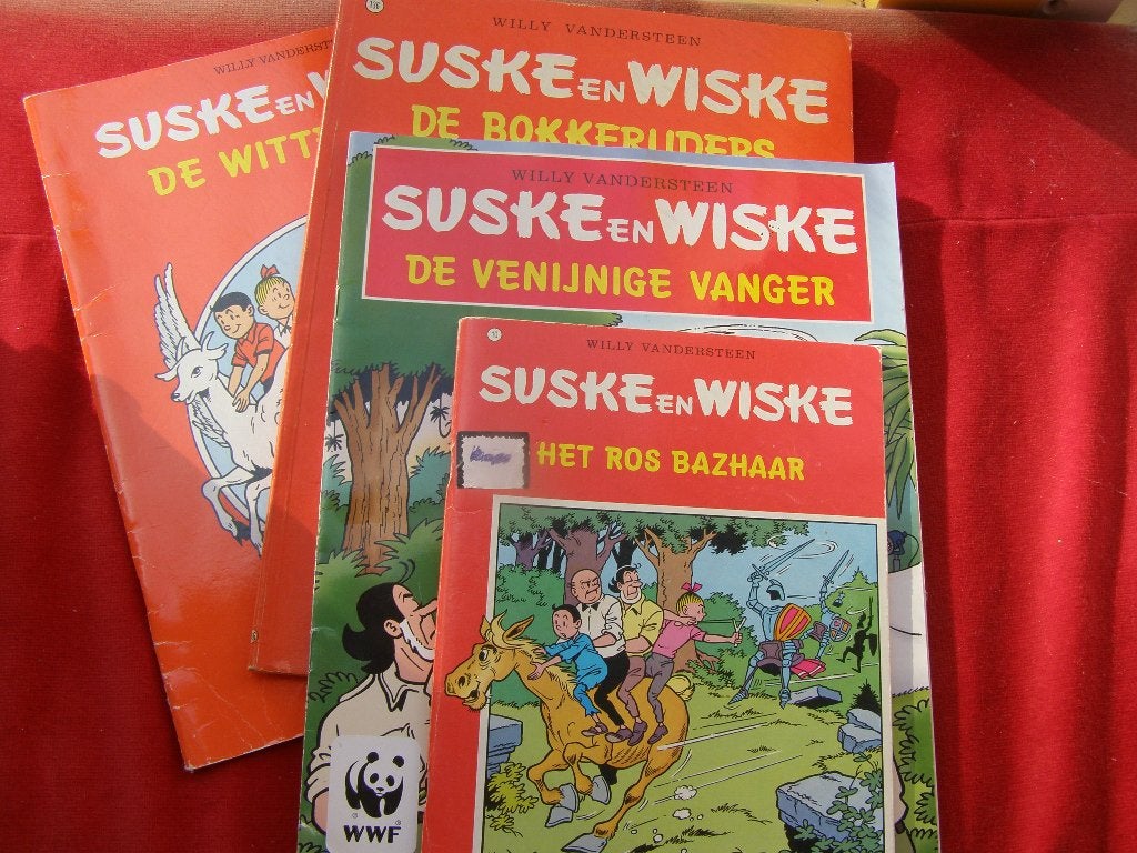 Suske en Wiske, Meerdere stripboeken, Ophalen of Verzenden, Gelezen, Willy Vandersteen