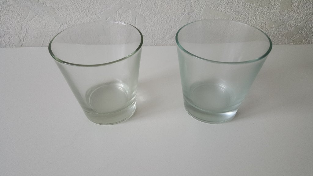 2 glaasjes, Ophalen of Verzenden, Gebruikt, Overige stijlen