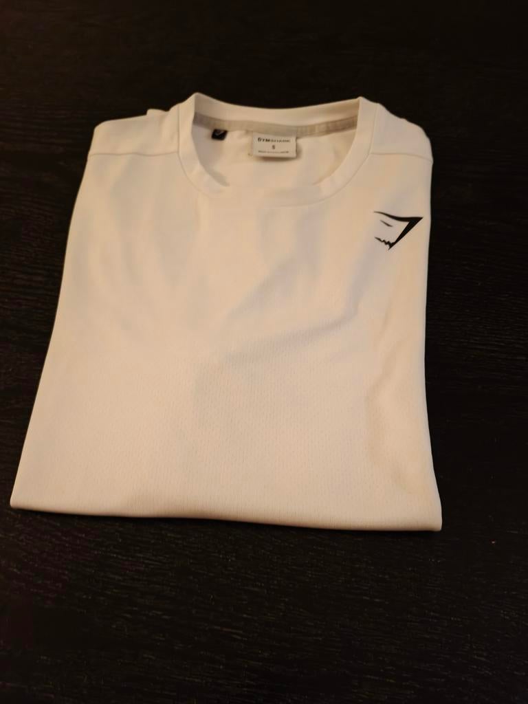 Gymshark T-shirt wit maat S, Ophalen of Verzenden, Gedragen, Maat 46 (S) of kleiner, Gymshark