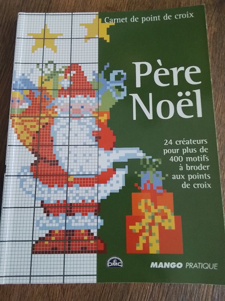 Pere noel, kerstborduurboekje, Ophalen of Verzenden, Zo goed als nieuw, Handborduren, Patroon