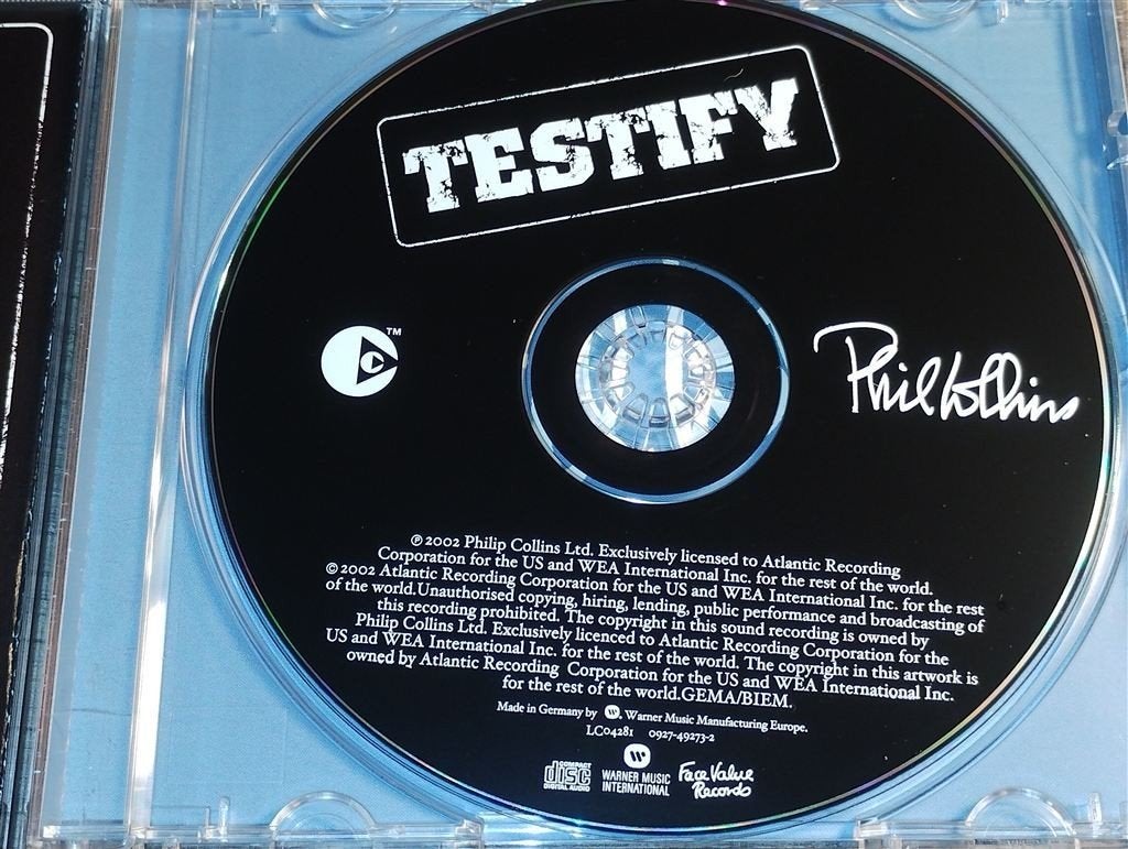 Phil Collins - Testify, Cd's en Dvd's, Ophalen of Verzenden, Zo goed als nieuw