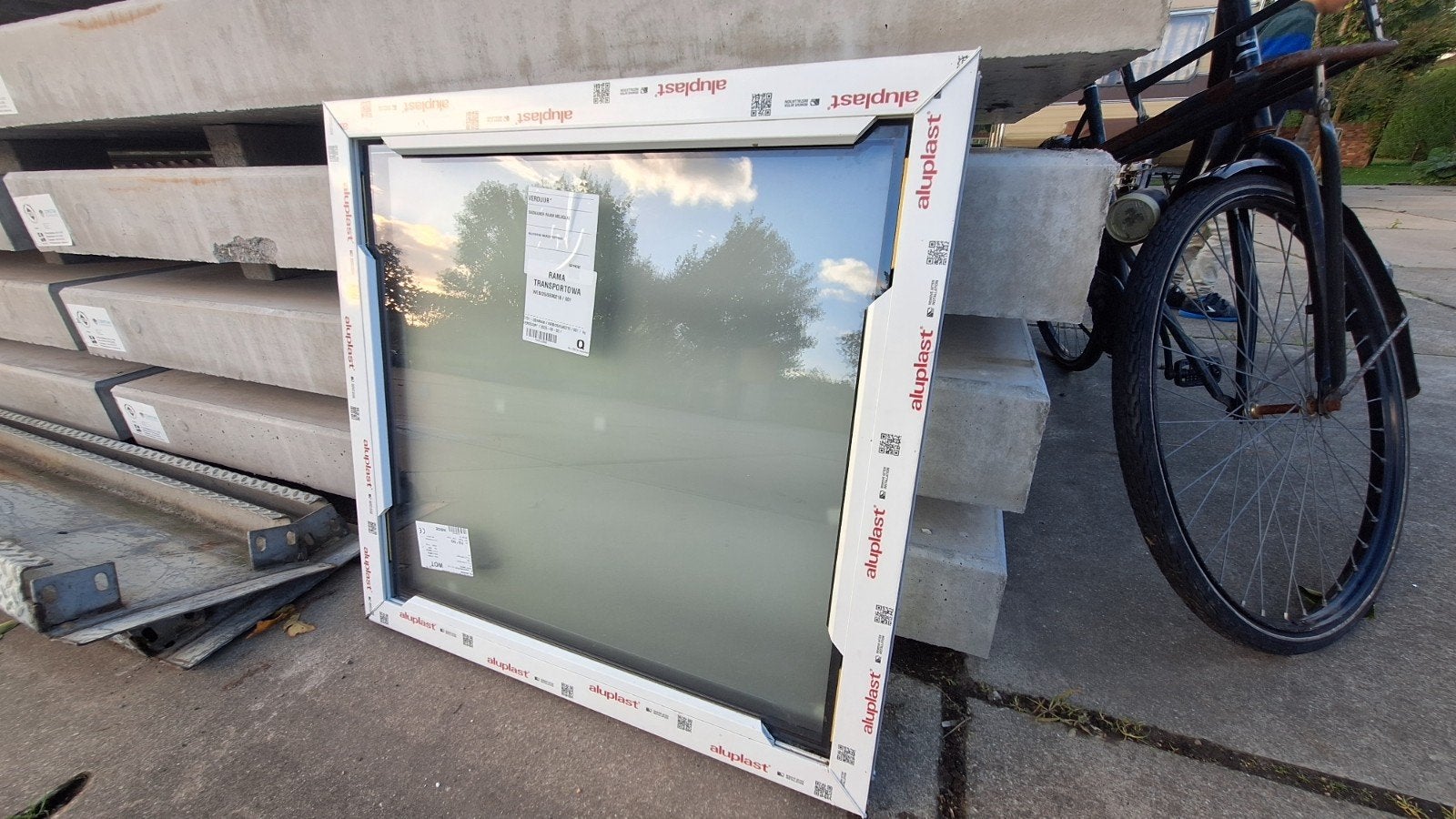 kunststof kozijn, Doe-het-zelf en Verbouw, Kunststof, Raamkozijn, Nieuw, Inclusief glas
