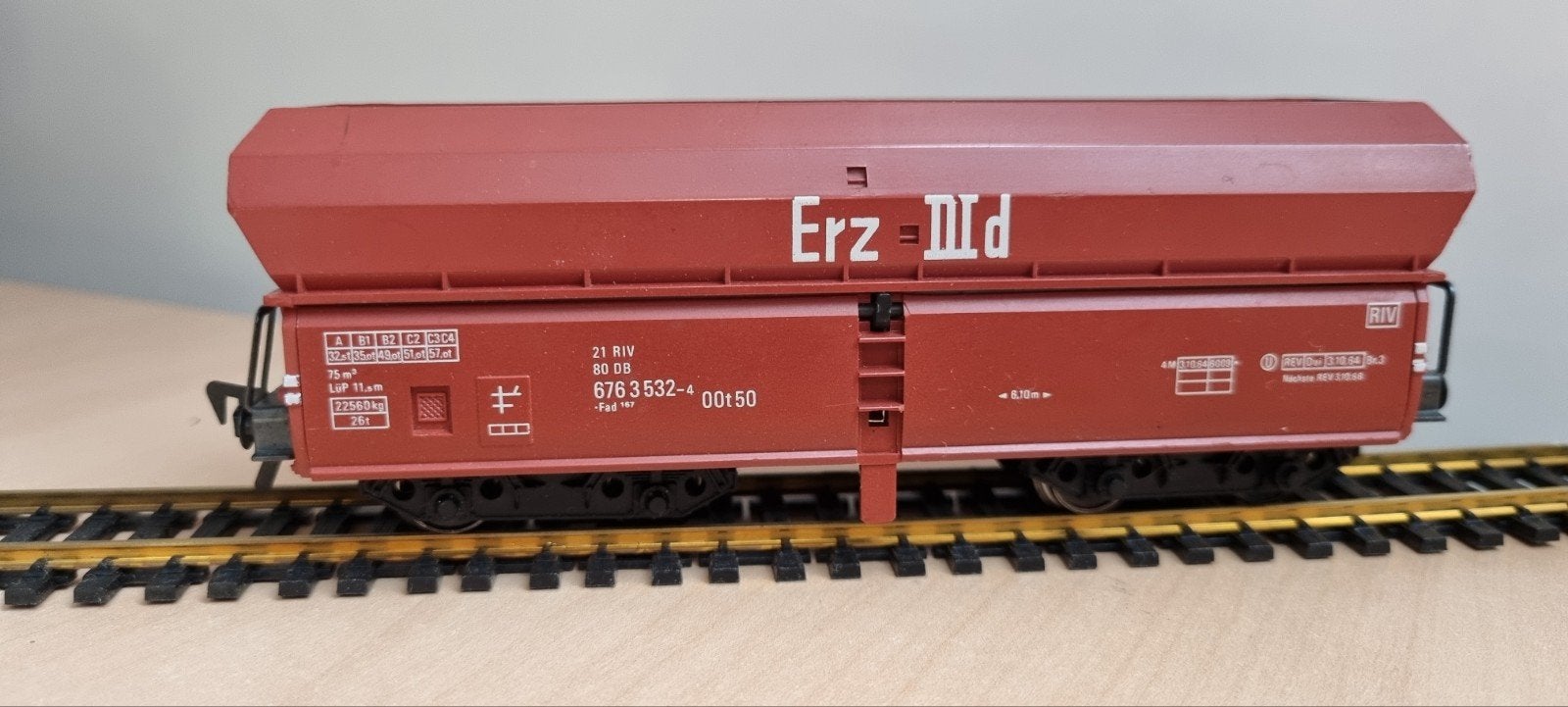 Fleischmann zelflosser Erz IIId DB, Gebruikt, Gelijkstroom, Fleischmann, Wagon