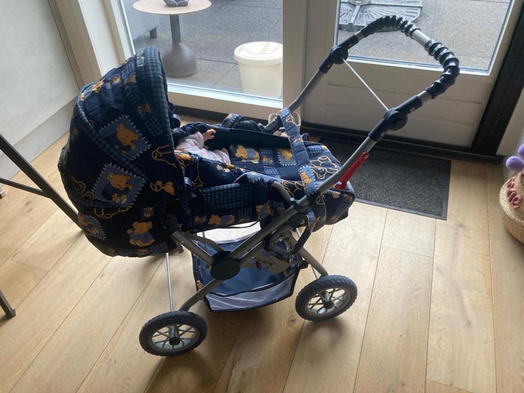 Poppenwagen Vintage, Ophalen, Gebruikt, Babypop