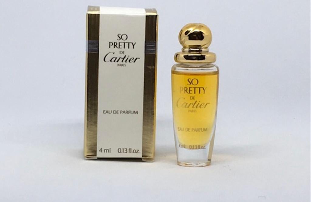 Parfumminiatuur So Pretty van Cartier 4 ml eau de parfum, Verzamelen, Parfumverzamelingen, Verzenden, Nieuw, Miniatuur, Gevuld