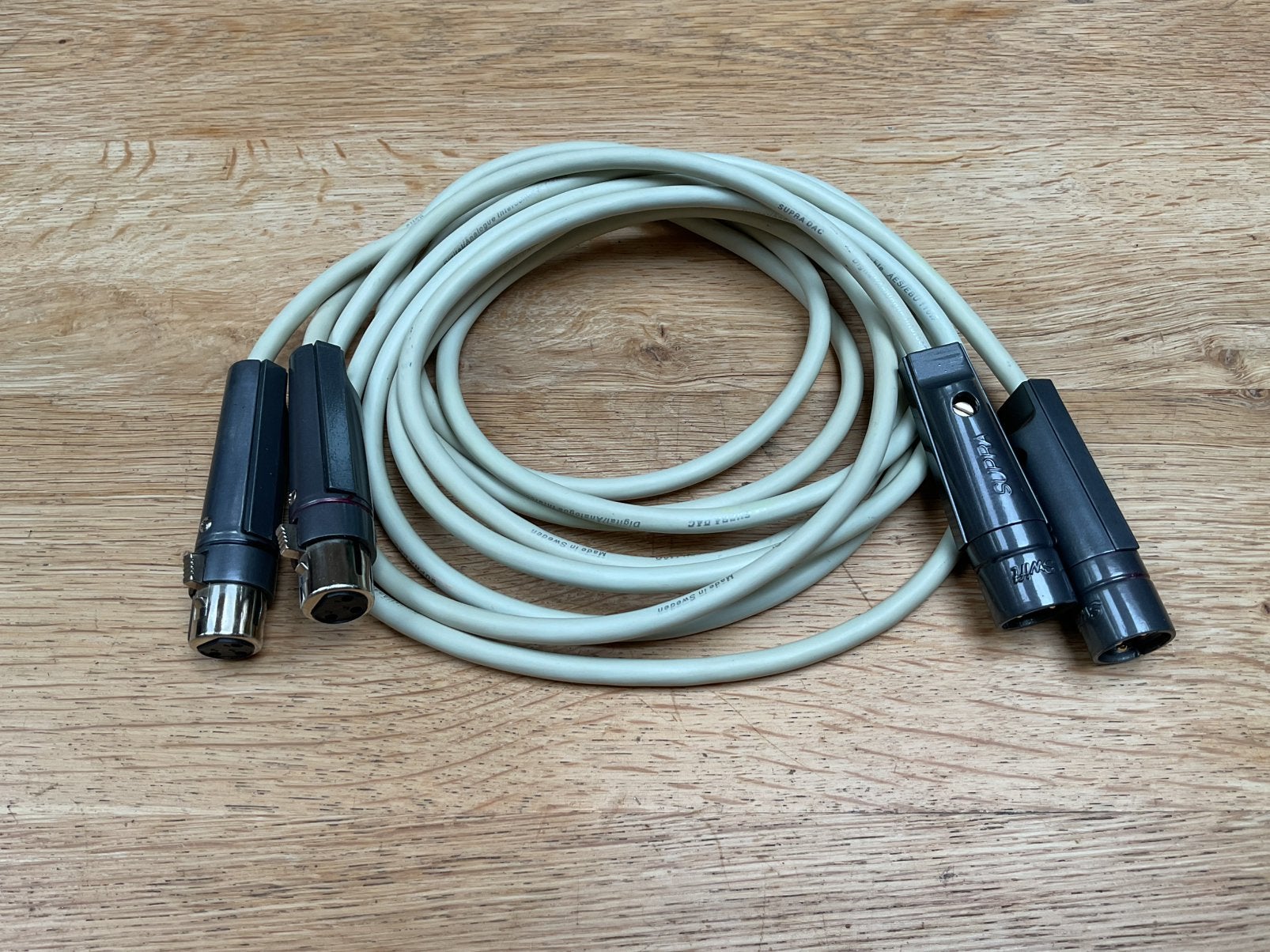 Supra DAC gebalanceerde stereo interlink Swift XLR’s 200cm, Ophalen of Verzenden, Gebruikt, 2 tot 5 meter, Interlink-kabel