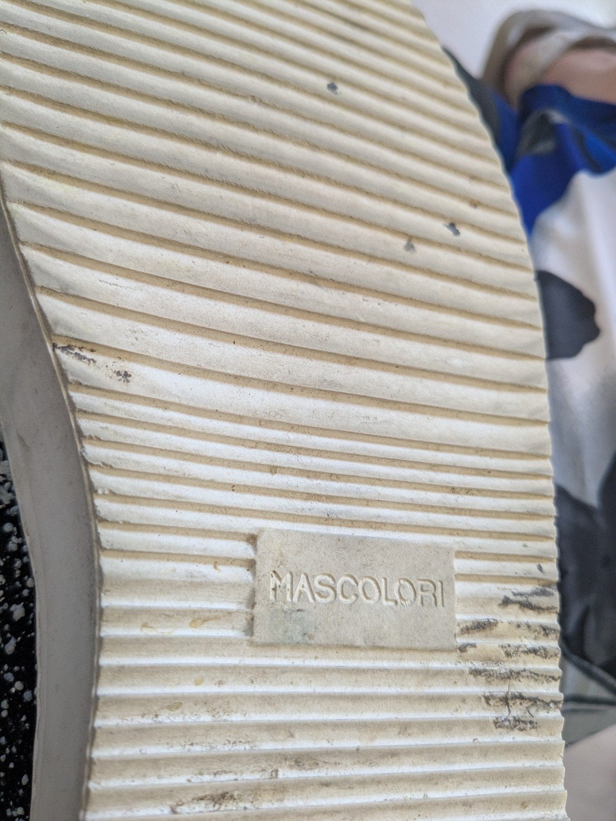 Mascolori Sneakers Zwart/Wit - Maat 40, Ophalen of Verzenden, Gedragen, Wit, Sneakers of Gympen