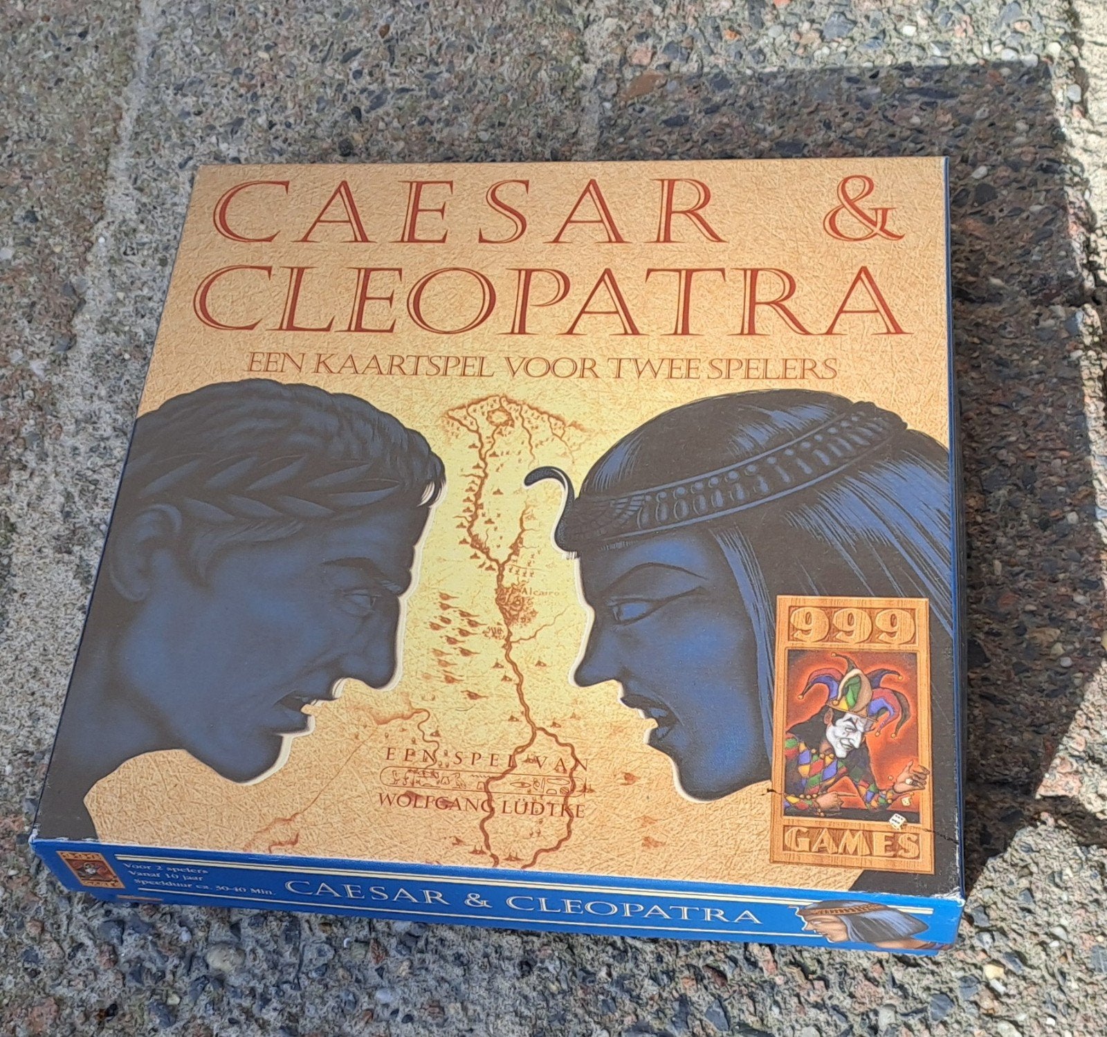 Caesar & Cleopatra kaartspel voor twee spelers, Een of twee spelers, Ophalen of Verzenden, Gebruikt, 999 Games