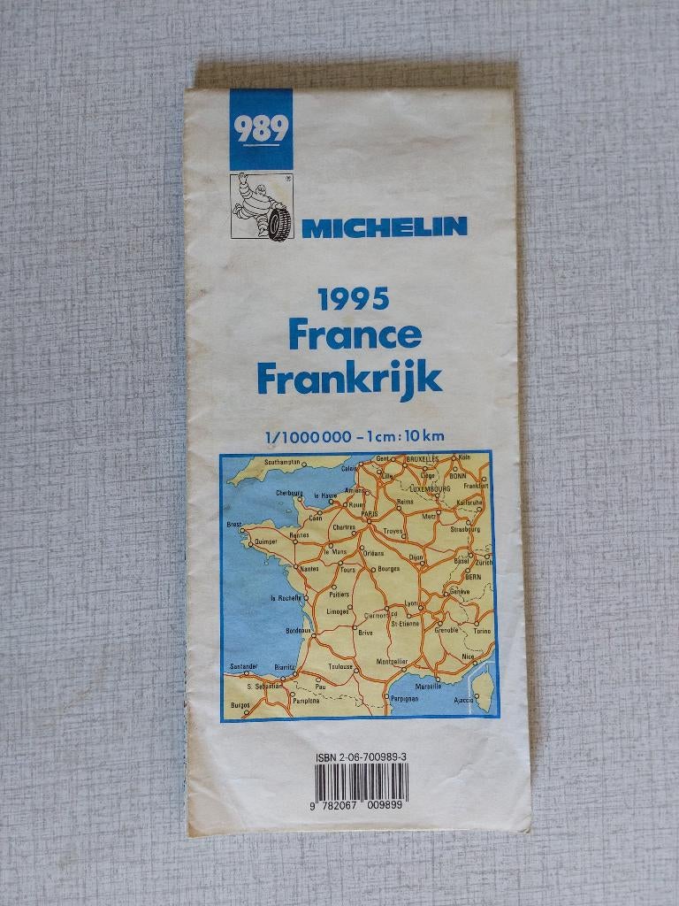 Michelin Wegenkaart met Reclame van Albert Heijn - 1995, Verzamelen, Ophalen of Verzenden, Gebruikt, Overige typen