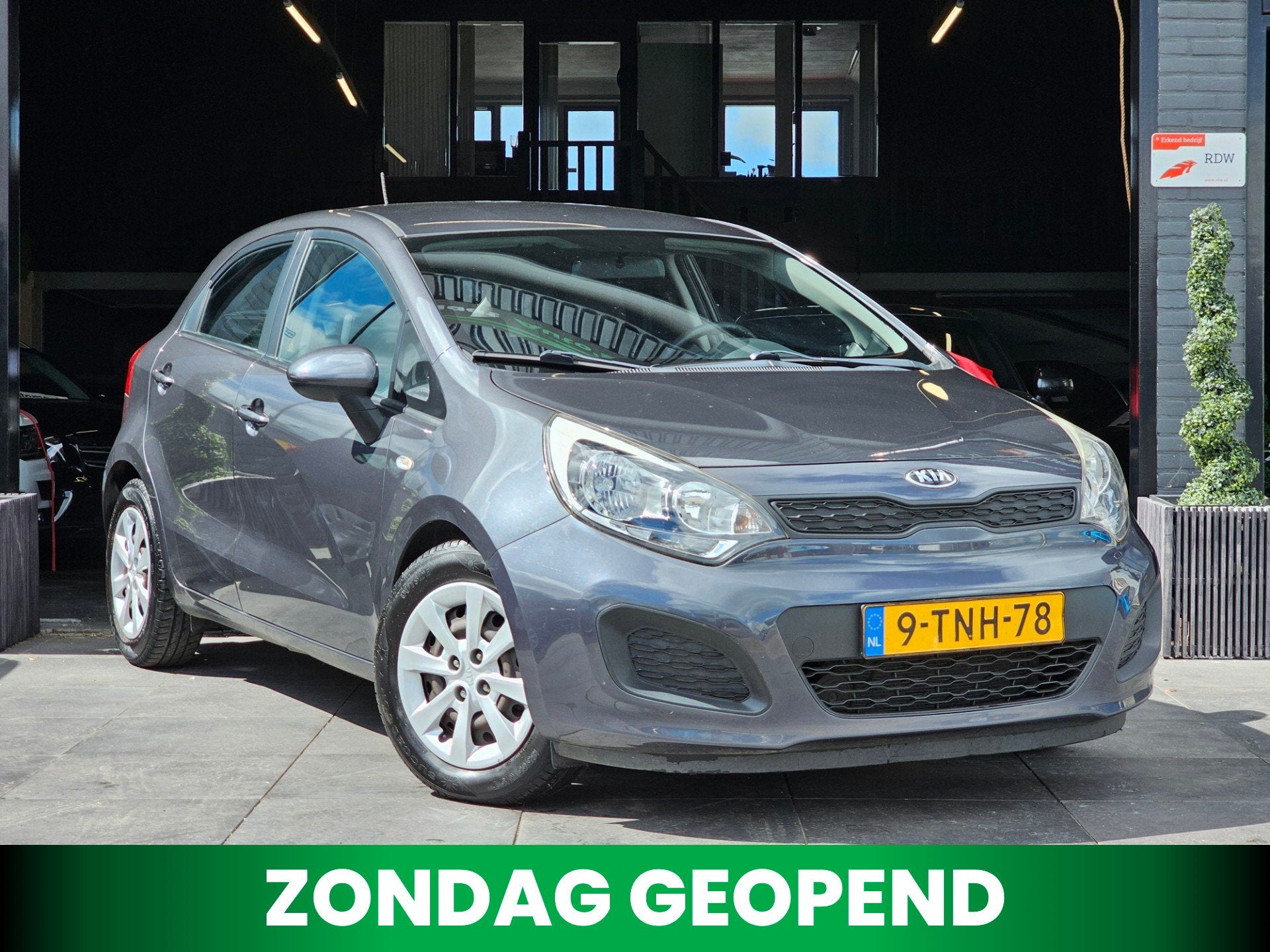 Kia Rio 1.2 CVVT ComfortLine|2e eig|NAP|Airco|El.Ramen|APK, Huisgarantie, 4 cilinders, Met garantie (alle), Origineel Nederlands