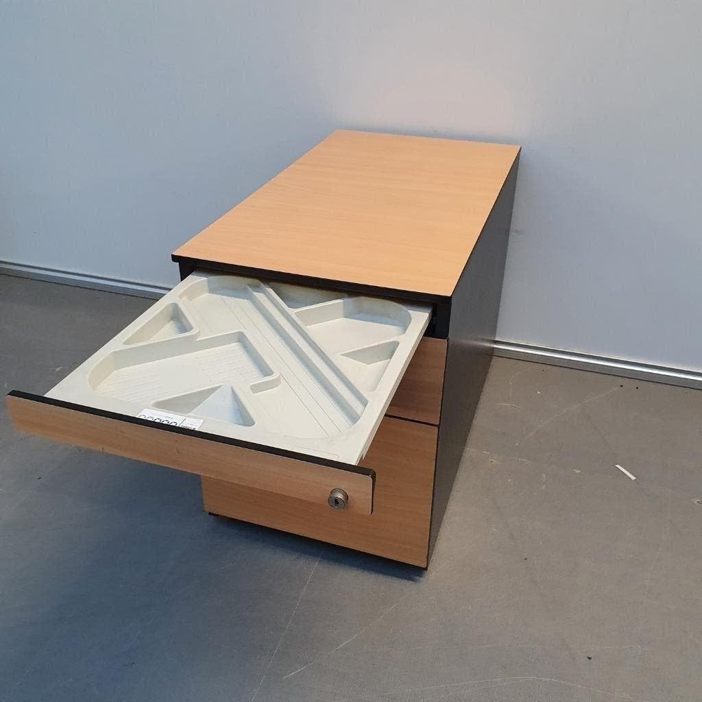 Lensvelt ladekast ladeblokken verrijdbaar 55x42x76 cm, Ophalen, Gebruikt, 5 laden of meer, Minder dan 100 cm