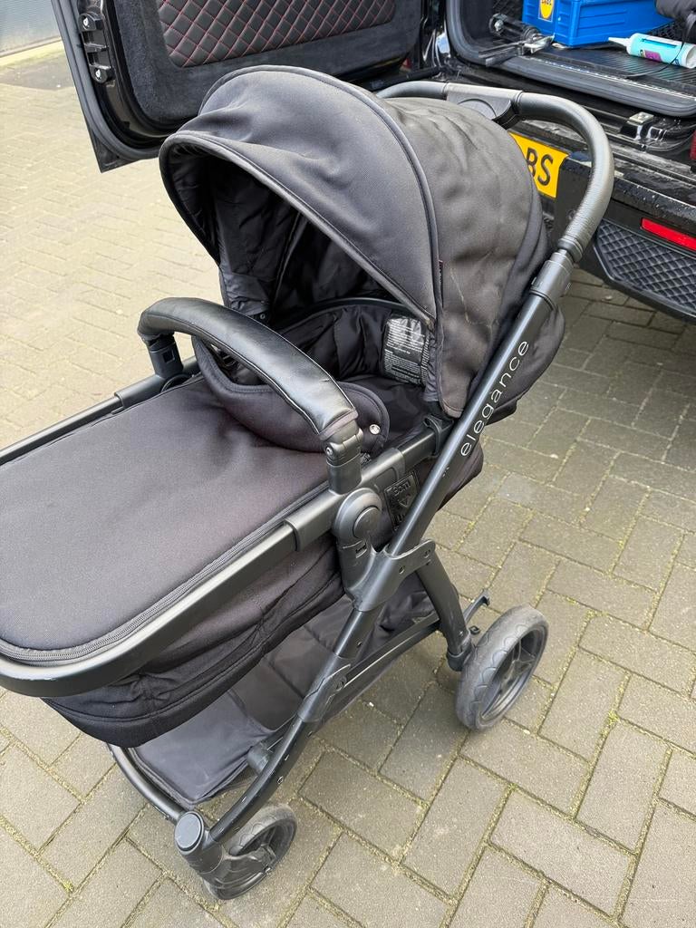 Zgan Kinderwagen lig en zit fuctie + maxicose compleet 3in1, Ophalen of Verzenden, Zo goed als nieuw, Overige merken