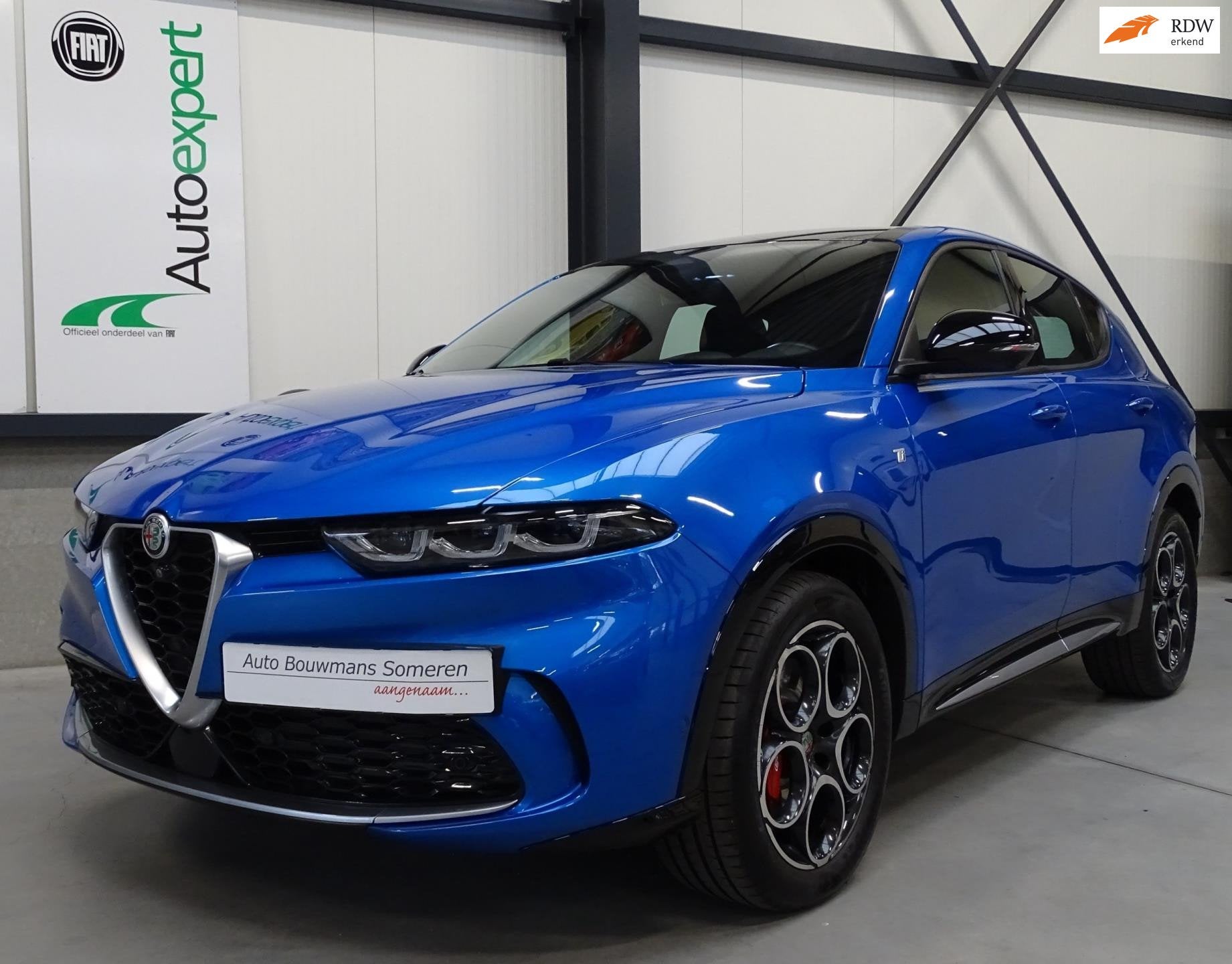 Alfa Romeo Tonale 1.5T Hybrid "Ti" - CLIMATE/CRUISE/ PANO SC, Dealer onderhouden, Gebruikt, Zwart, 4 cilinders