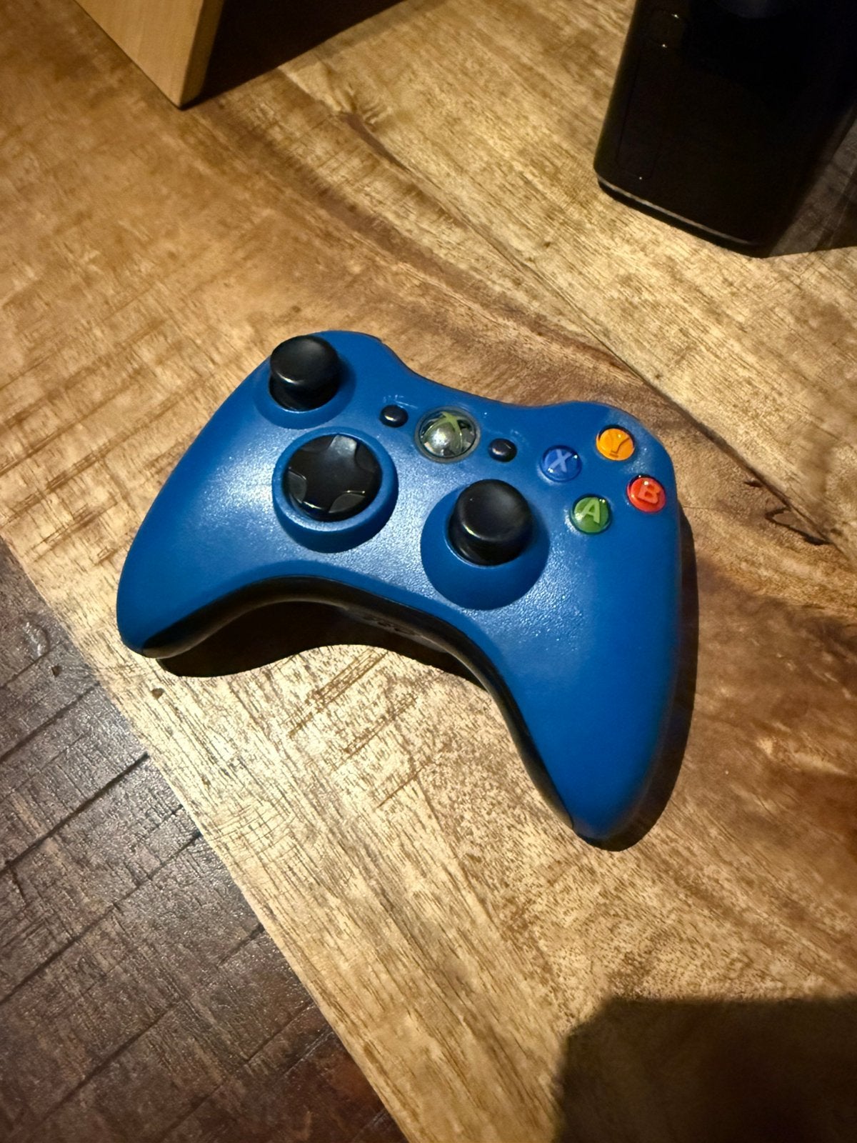 Xbox 360 controller blauw, Ophalen of Verzenden, Zo goed als nieuw, Controller, Xbox Original