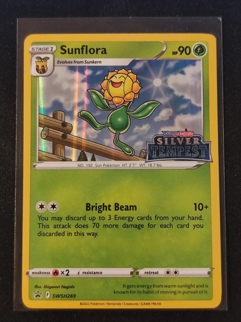 Sunflora STAMPED (SWSH269) - Pokemon Sword & Shield Promo, Ophalen of Verzenden, Zo goed als nieuw