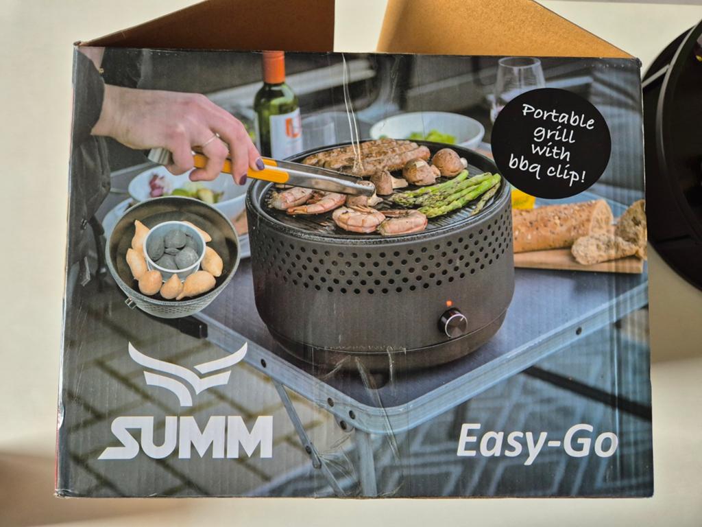 Zo goed als nieuwe SUMM Mini BBQ met ventilatie, Ophalen