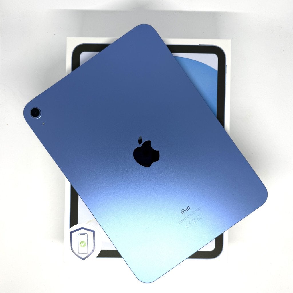 iPad 10e 256GB blauw /krasvrij /93% batt /garantie, Computers en Software, Apple iPads, Zo goed als nieuw