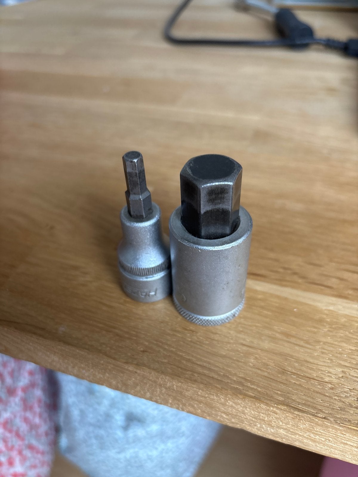 Gedore 17 en Hazet 6 inbus, Ophalen of Verzenden, Gebruikt, Inbusset, Gedore