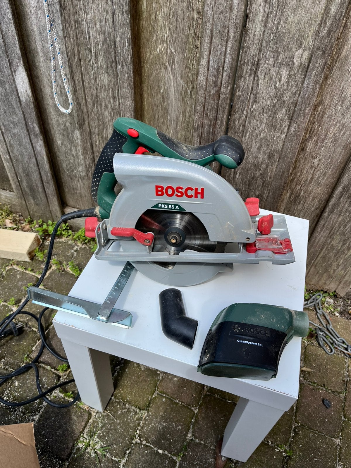 Bosch circkelzaag PKS 55 A, Doe-het-zelf en Verbouw, Gereedschap | Zaagmachines, Cirkelzaag, Ophalen of Verzenden, Zo goed als nieuw