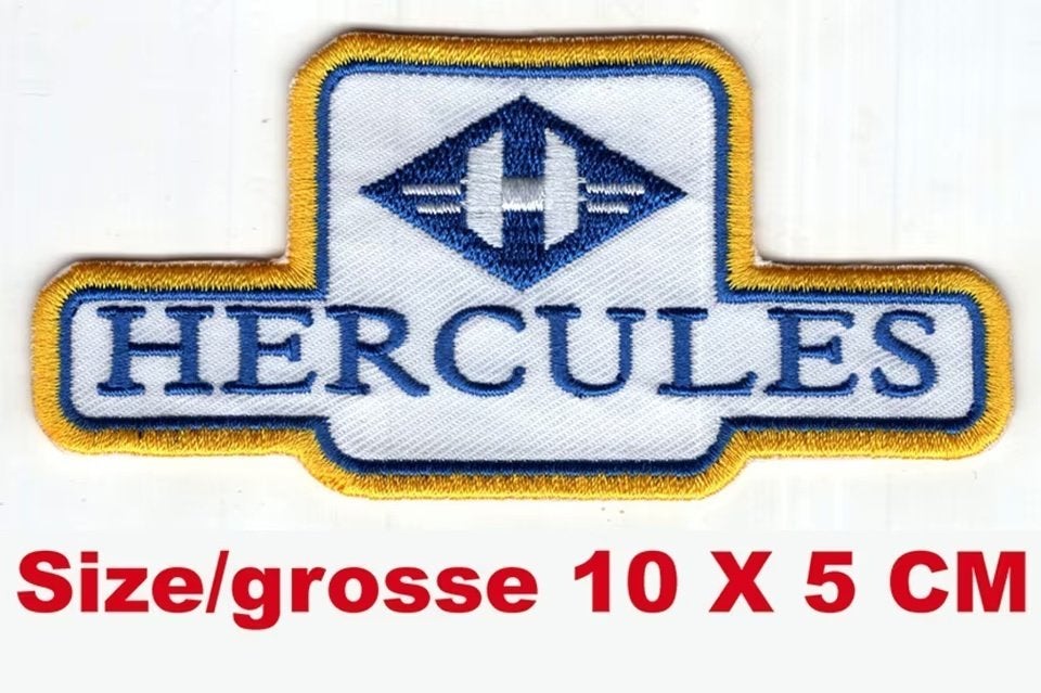 HERCULES script logo patch voor W2000 K125 BW K50 MK50 125, Verzenden, Nieuw