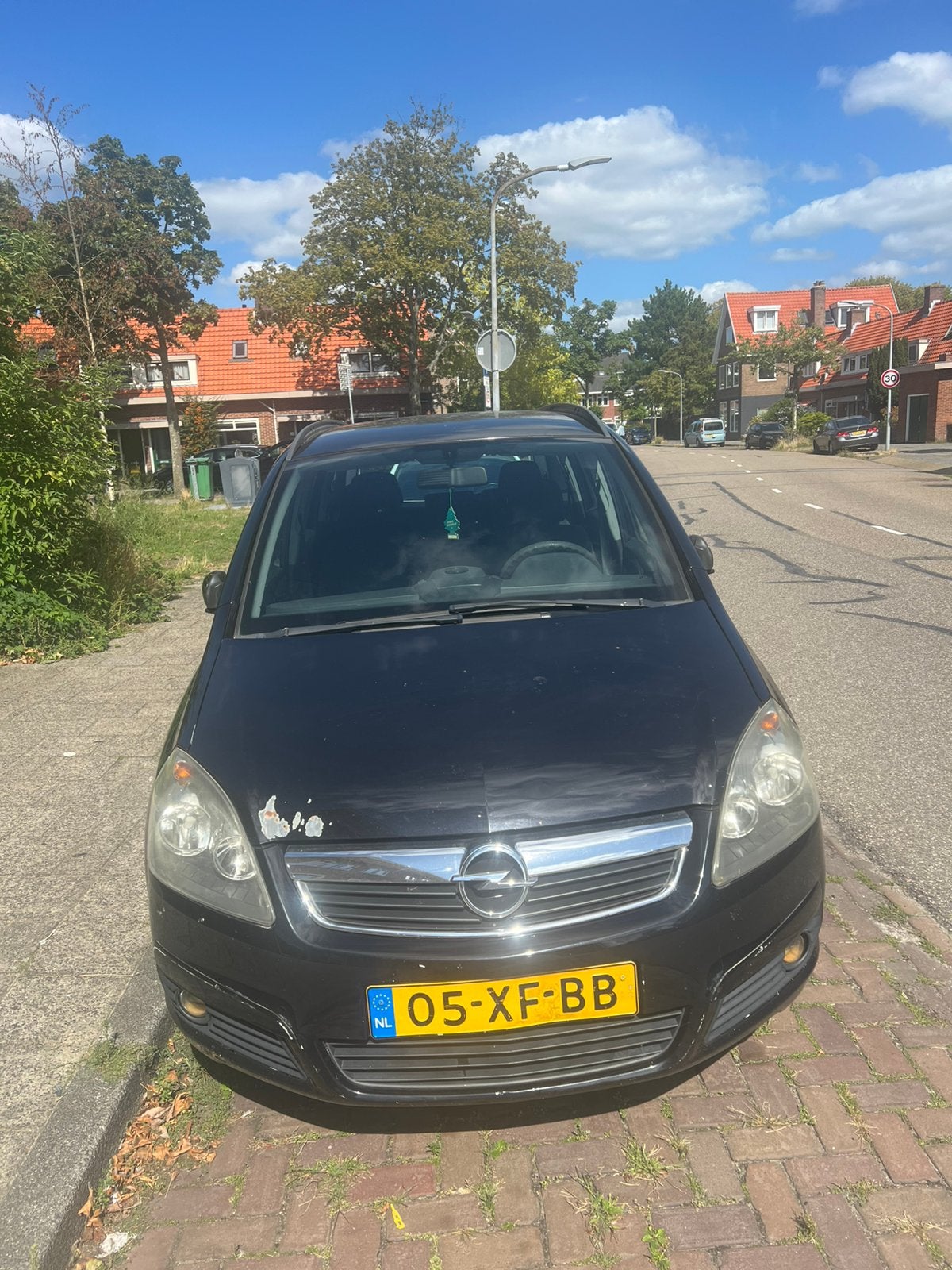 Opel Zafira 1.8 2007 APK Nieuw, Auto's, Opel, Stof, 4 cilinders, Zwart, Origineel Nederlands
