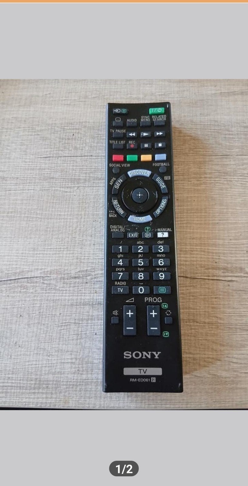 Sony RM-ED081 Afstandsbediening voor TV, Ophalen of Verzenden, Gebruikt, Origineel, Tv