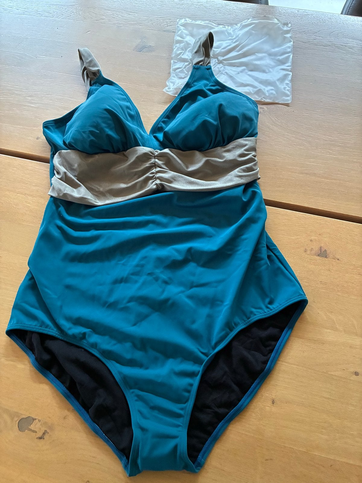 Nieuw corrigerend badpak maat 50/52 Beachwave blauw, Ophalen of Verzenden, Nieuw, Blauw, Badpak