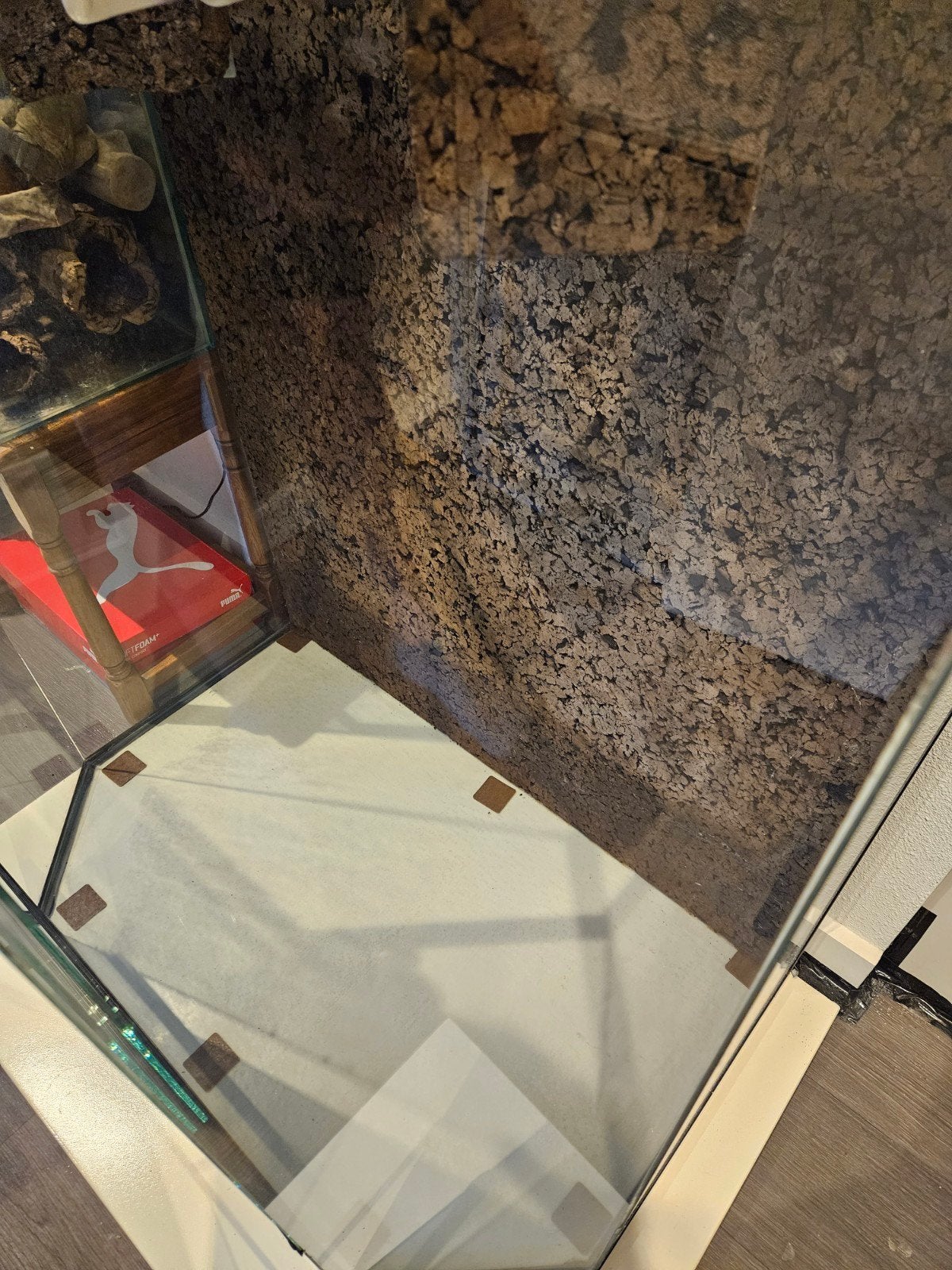 Groot terrarium te koop 90x80x50, Ophalen, Zo goed als nieuw, Terrarium of Paludarium