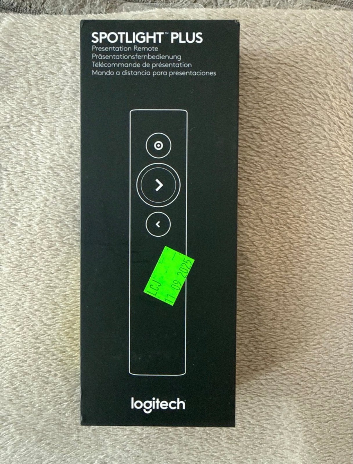 Logitech Spotlight Plus Presentatie Afstandsbediening, Computers en Software, Ophalen of Verzenden, Nieuw