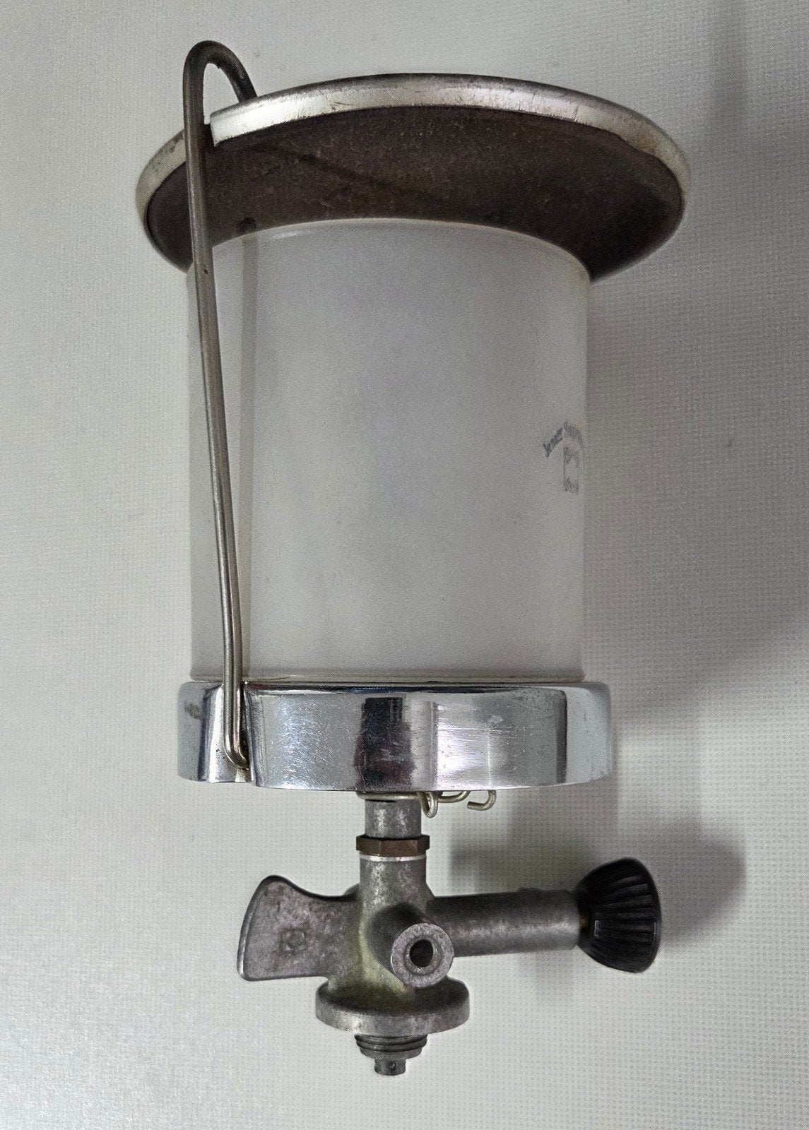 Vintage campingaz Lumogaz R gaslamp - Traploos regelbaar, Ophalen of Verzenden, Gebruikt