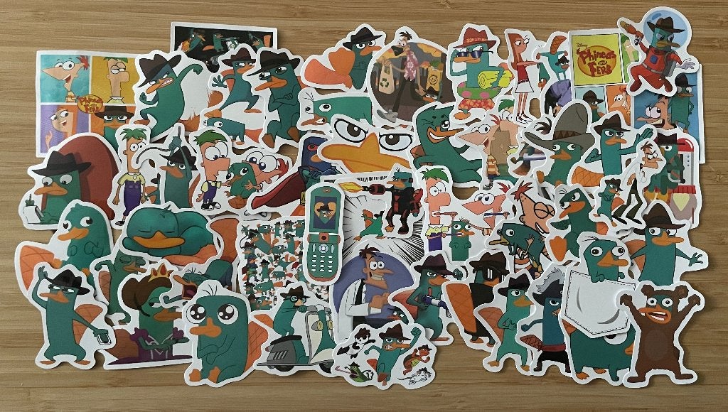 Phineas en Ferb animatieserie stickers, Verzenden, Nieuw, Meerdere stickers