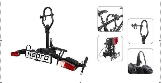 Hapro Atlas Premium XFold I 2.0 - 1 Fiets - 13 + 7 Polig, Auto diversen, Fietsendragers, Elektrische fiets, Nieuw, Ophalen of Verzenden
