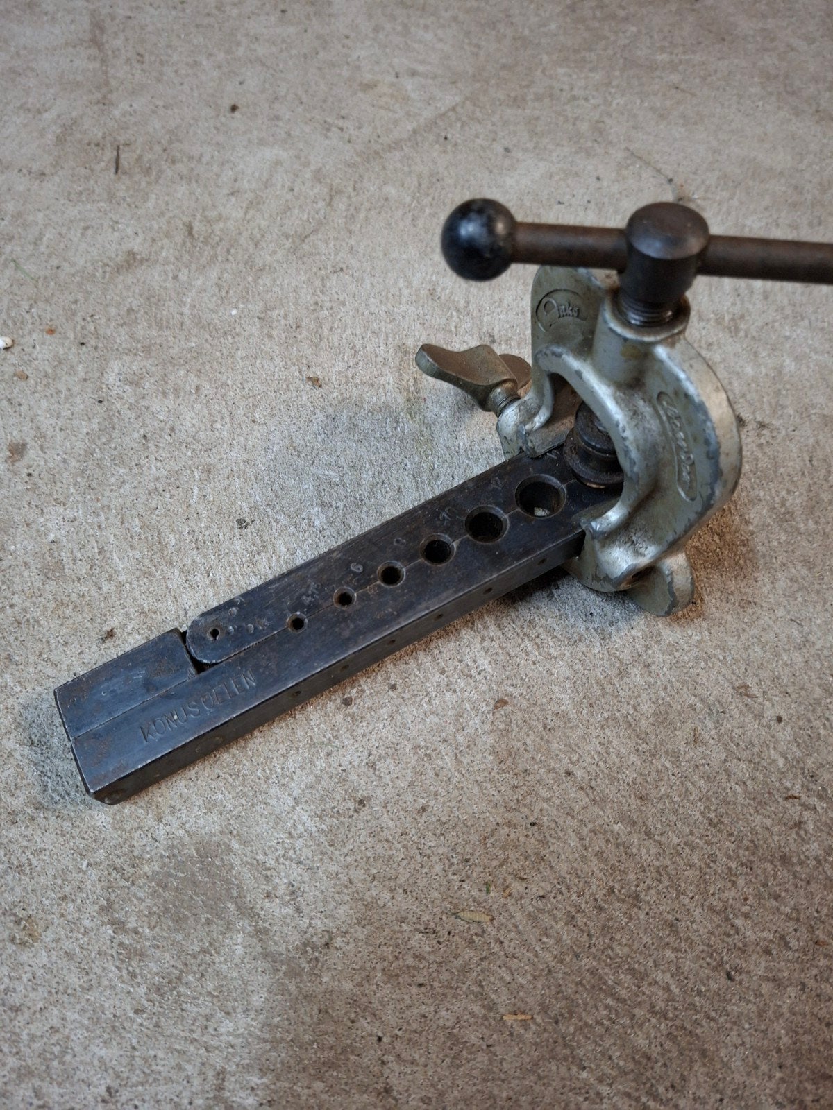 Vintage pijpbuiger/flaring tool - KUNSTADTER, Doe-het-zelf en Verbouw, Ophalen of Verzenden, Gebruikt, Overige typen, Overige merken