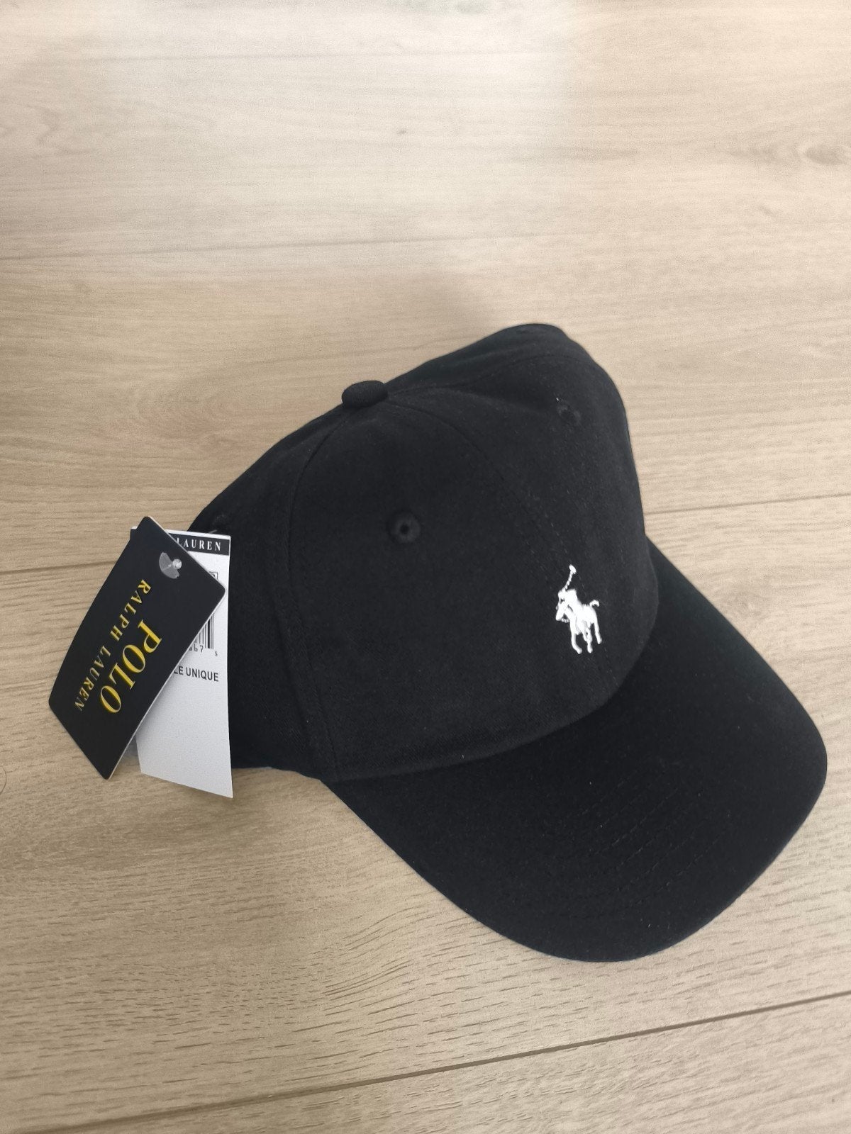 Nieuwe Polo Ralph Lauren pet - Zwart met wit logo, Verzenden, Nieuw, One size fits all, Pet