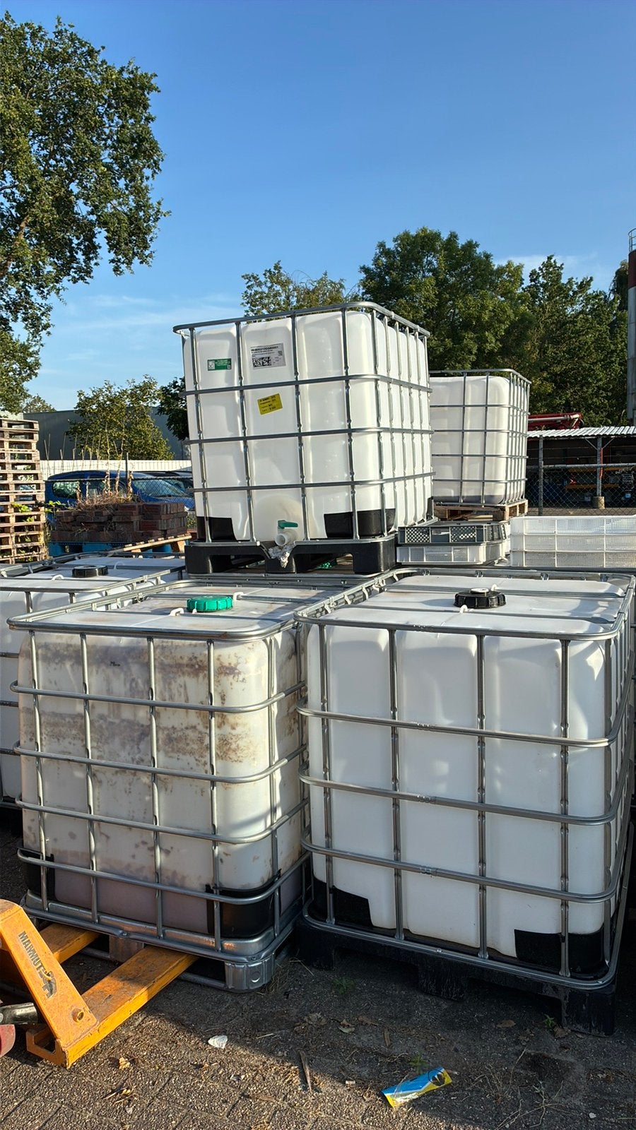 IBC’s 6 stuks, Ophalen, Gebruikt, 100 cm of meer, 60 cm of meer