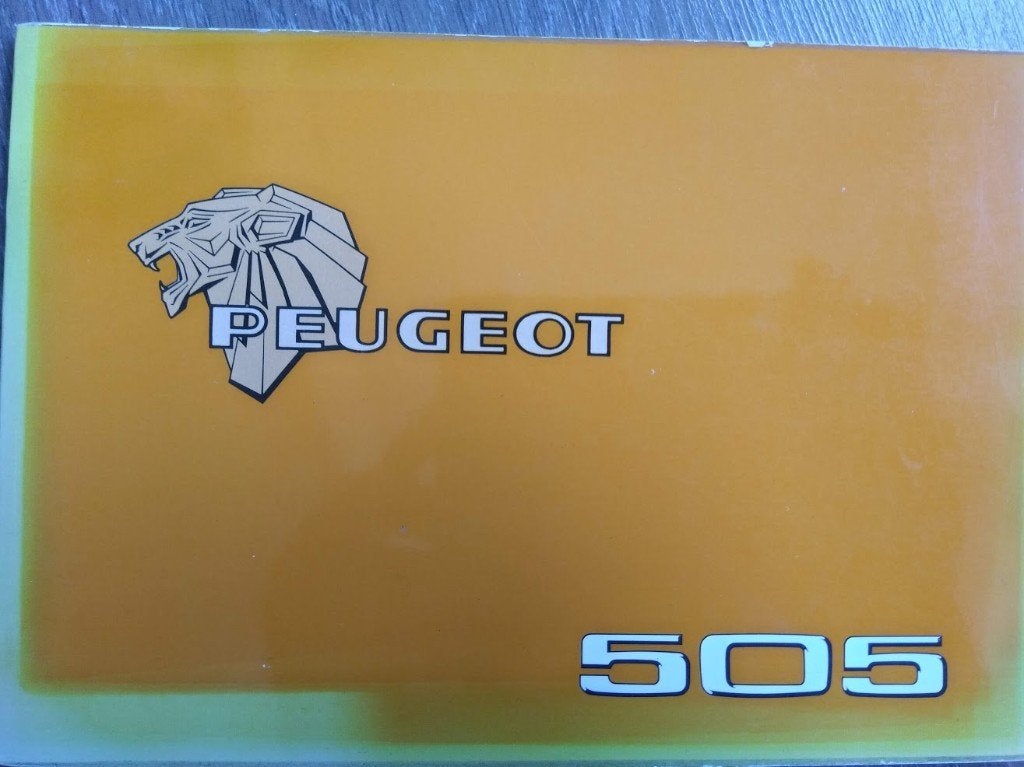 Peugeot 505 handleiding/ instructieboek, Ophalen of Verzenden