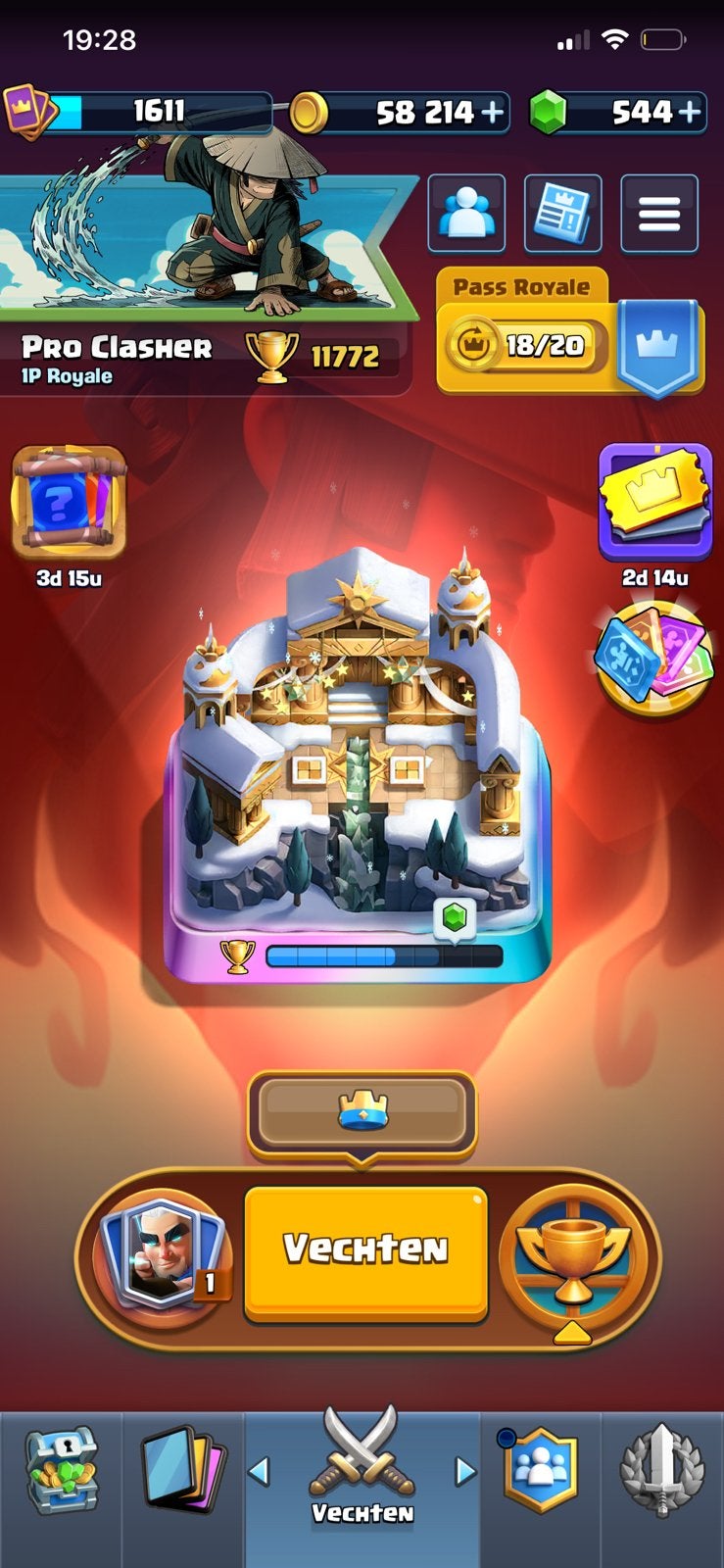 Clash royale account, 1 speler, Ophalen, Zo goed als nieuw