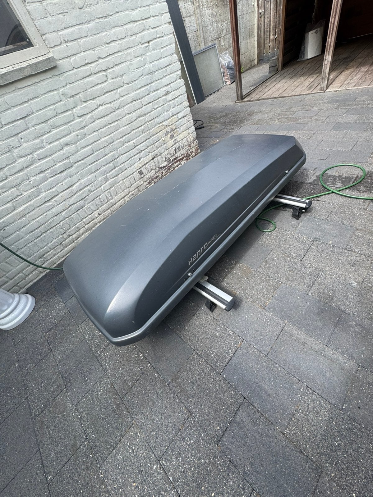 Dakkoffer hapro roady 400, Ophalen, Gebruikt