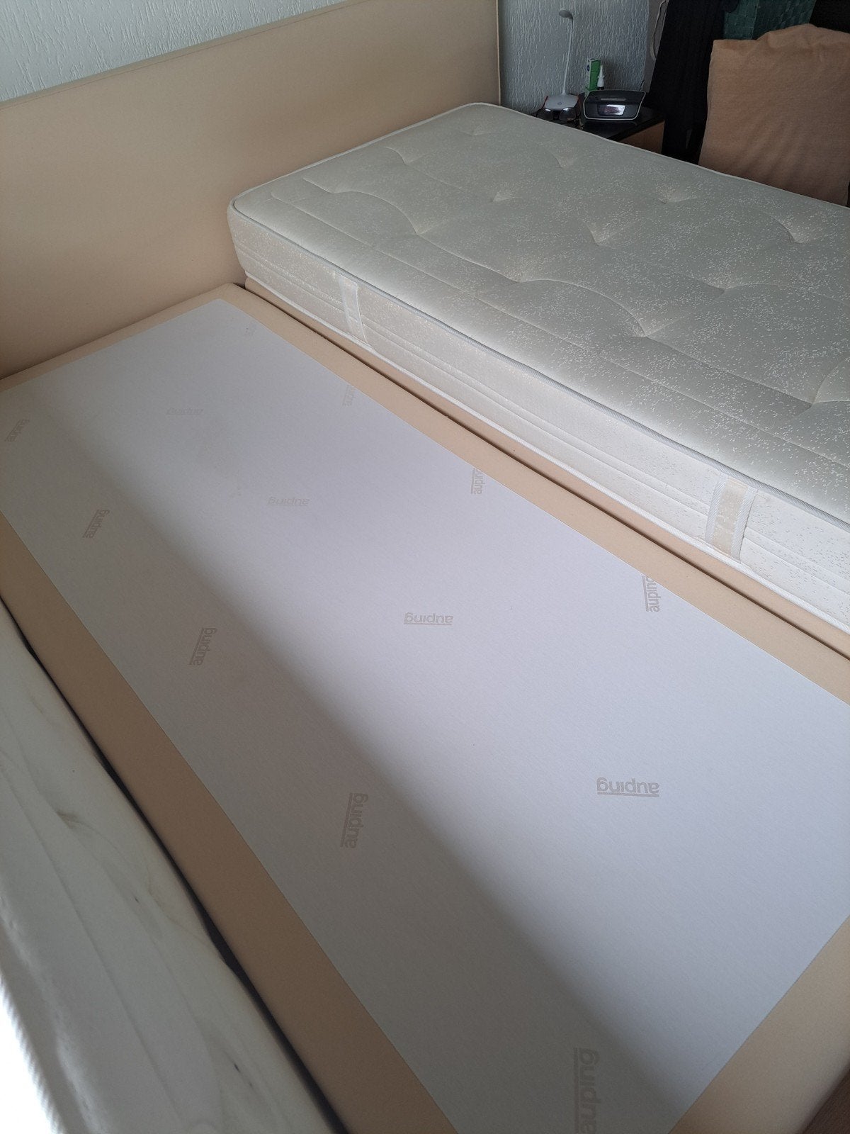 boxspring Auping, Ophalen, Gebruikt, 210 cm, Tweepersoons