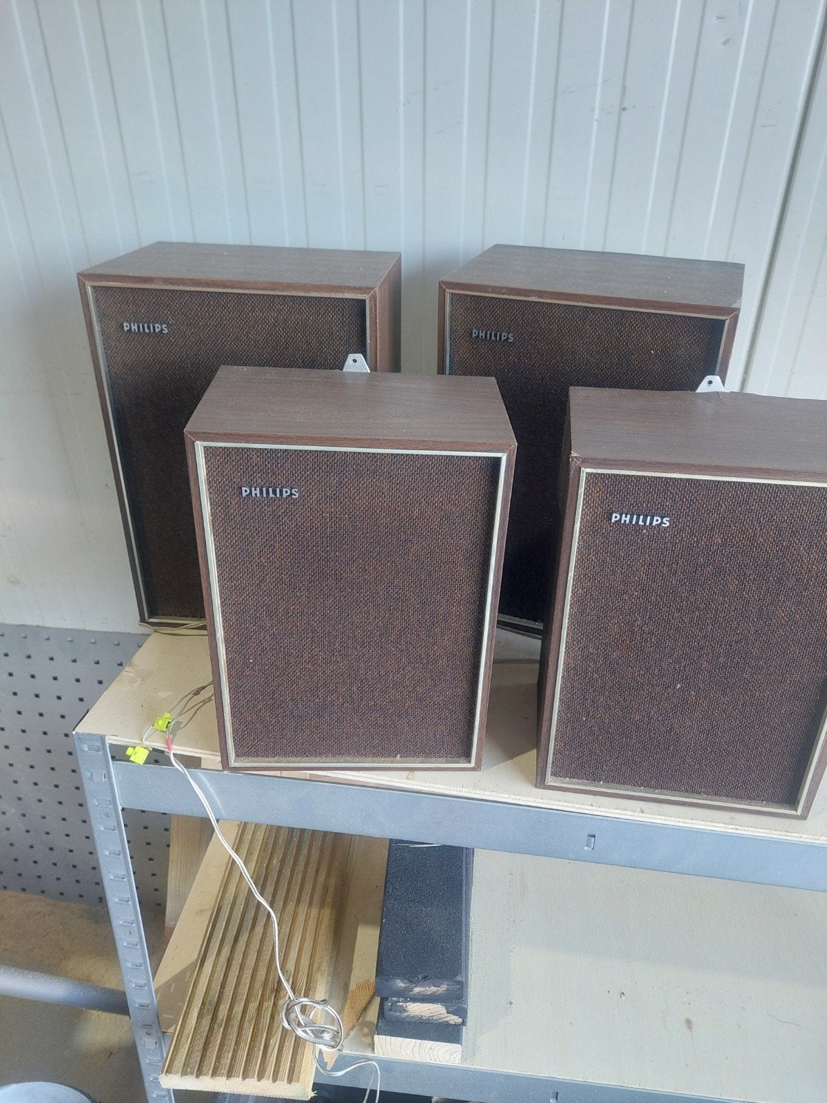 4 Philips boxen, Ophalen, Gebruikt, Minder dan 60 watt, Philips