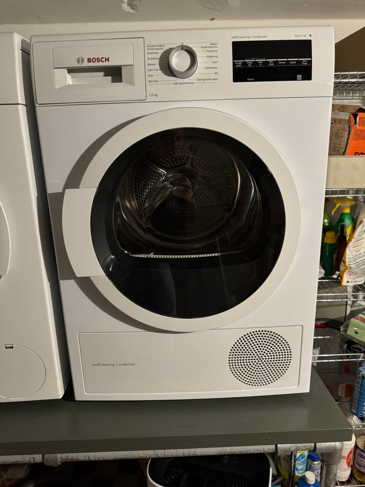 Bosch serie 6 droogmachine, Ophalen, Gebruikt, Condens, Minder dan 85 cm
