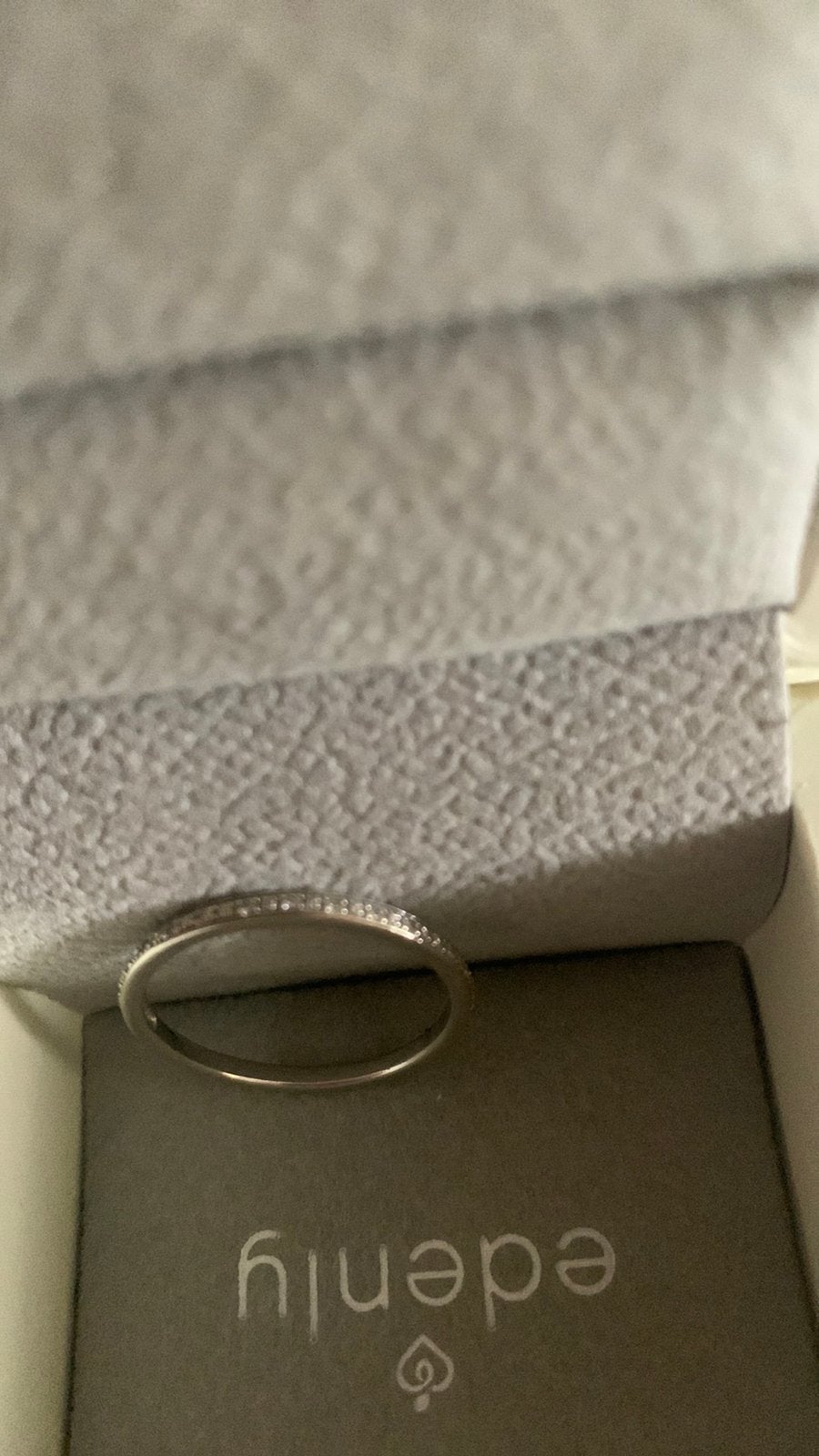 Gouden ring 375 diamanten, Ophalen of Verzenden, Zo goed als nieuw, Goud, Dame
