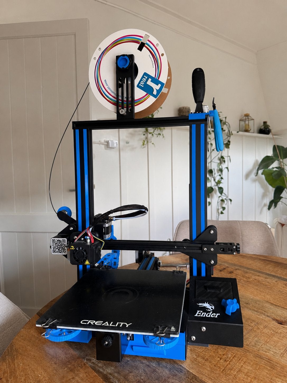 Creality Ender 3 Pro 3D-printer met BLTouch + veel upgrades, Computers en Software, 3D Printers, Ophalen, Gebruikt, Filament