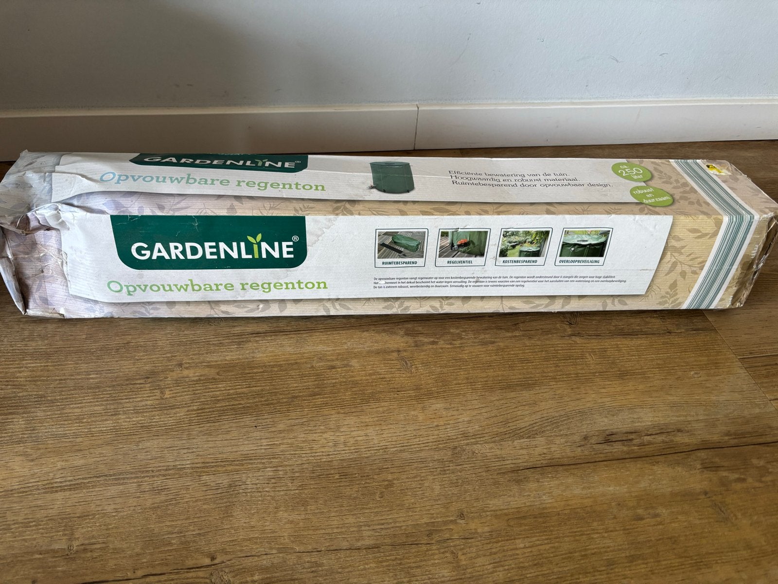 Nieuwe Gardenline Opvouwbare Regenton - 250 Liter, 150 liter of meer, Ophalen, Nieuw, Kunststof