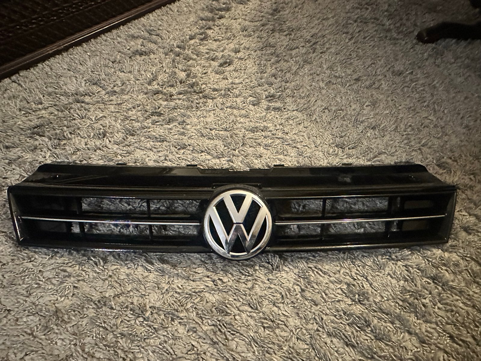 VW Polo 6R/6C Hoogglans Zwart Grill R-line Origineel VAG, Gebruikt, Ophalen of Verzenden, Bumper, Volkswagen