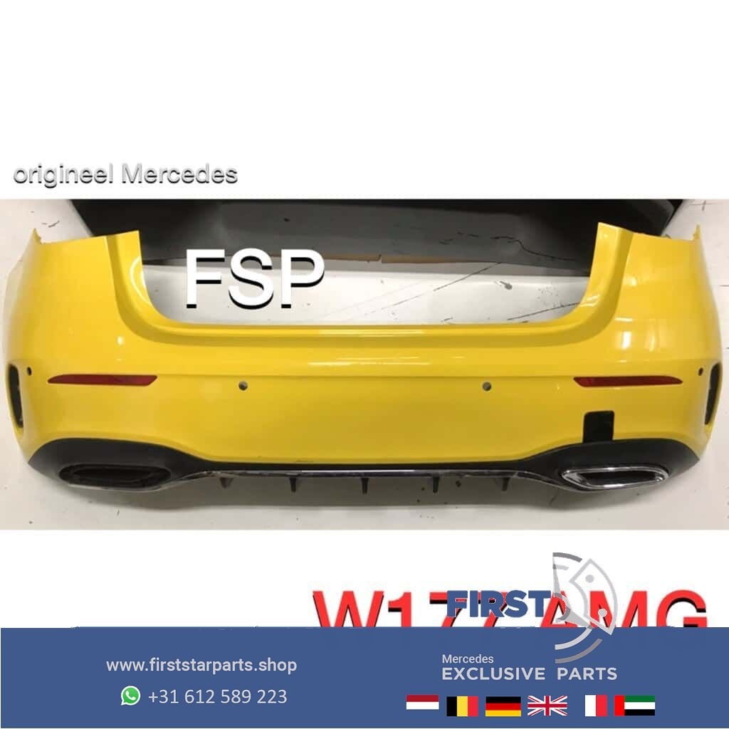 W177 A35 AMG Achterbumper Mercedes A Klasse 2019 2020 PDC ge, Gebruikt, -, Ophalen of Verzenden, Achter
