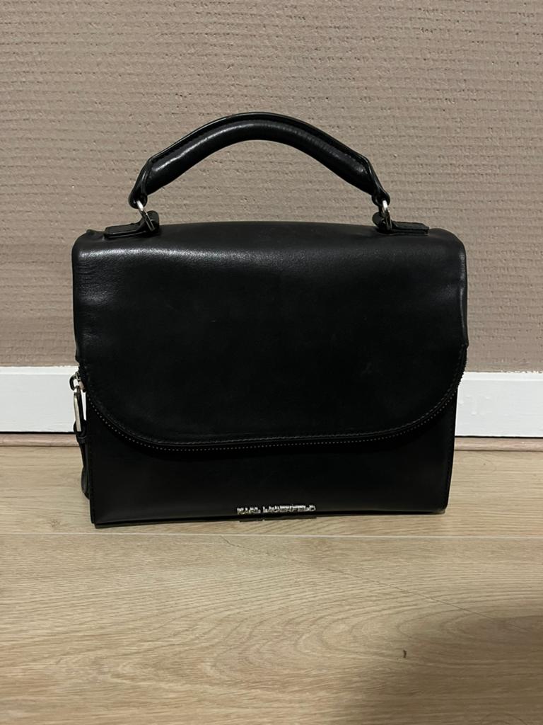 Karl lagerfeld tas, Ophalen of Verzenden, Zo goed als nieuw, Zwart, Handtas