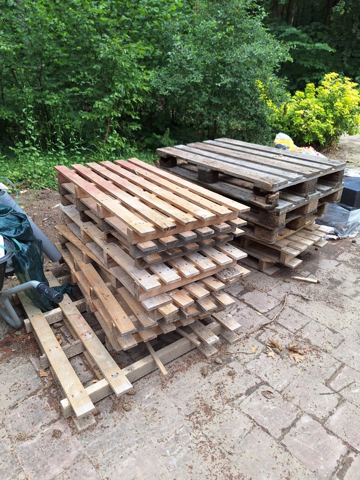 Gebruikte houten pallets - Diverse maten, Doe-het-zelf en Verbouw, Hout en Planken, Ophalen, Gebruikt, 50 mm of meer, Pallet