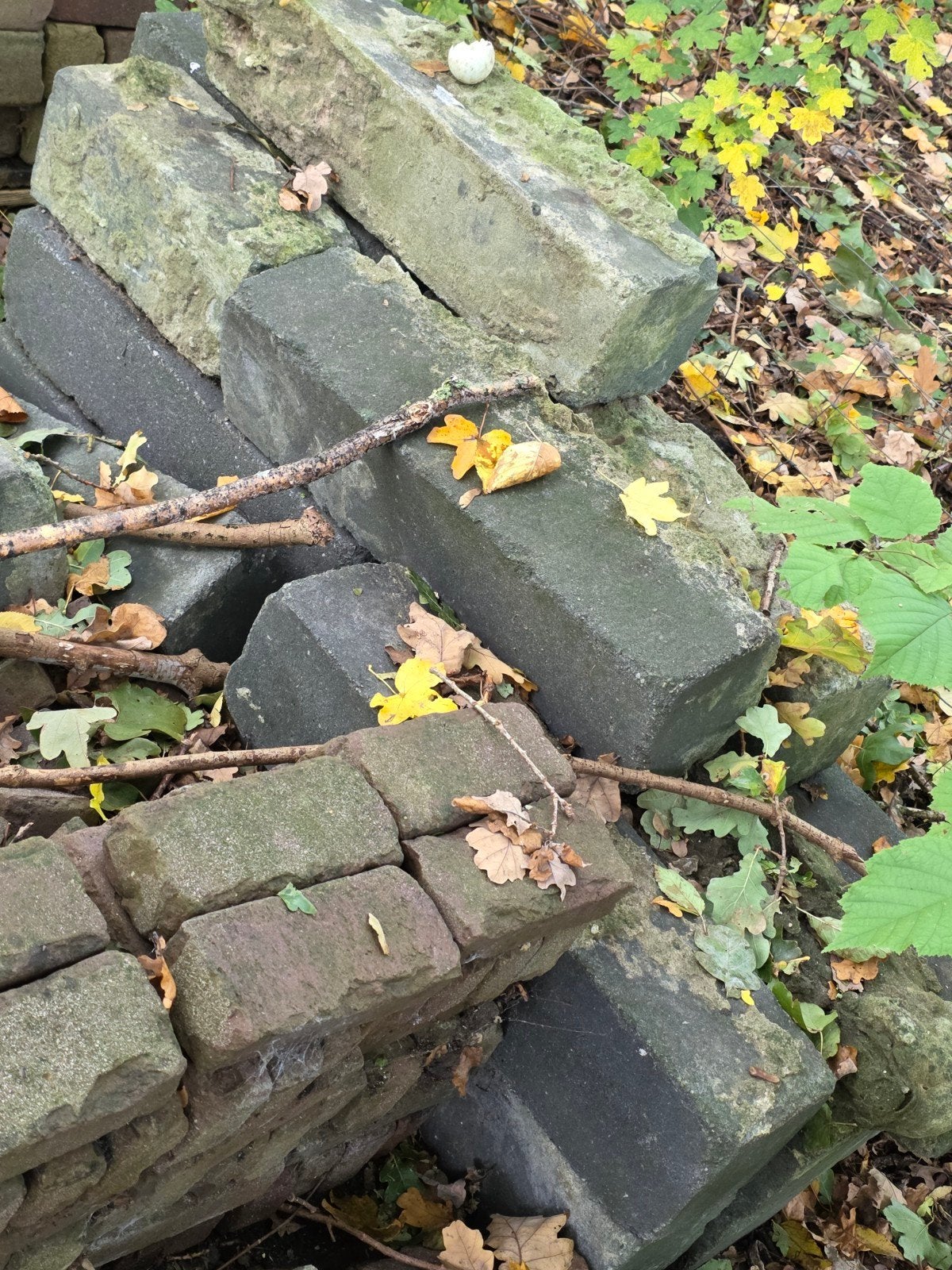 klinkers en stoep randen, Ophalen, Gebruikt, Beton, Klinkers