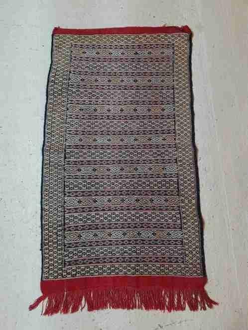 Kelim Tanger Marokko tribal berber 130/67 cm, Gebruikt, 100 tot 150 cm, Etten-Leur, DJT@dejuistetoon.eu